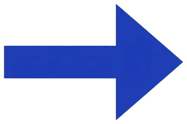 Blue right-pointing arrow centered